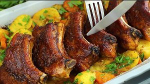 ИДЕАЛЬНЫЕ свиные ребрышки в духовке! Супер нежные свиные ребрышки в потрясающем маринаде!