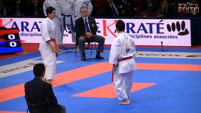 Turkey Male Team Kata Kanku Sho + Bunkai Bronze Final 21st WKF World Karate Championships Paris 201