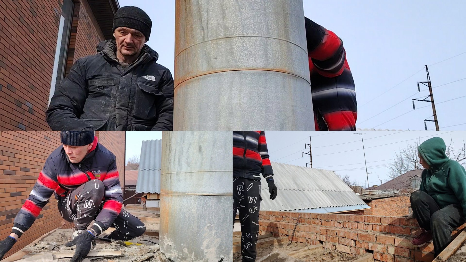 Ейск ! Сегодня на доме работала и я, результатом довольна, разбор крыши и многое другое ! смотреть онлайн