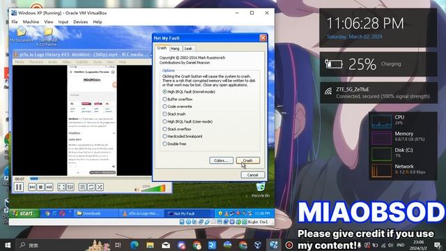 Windows XP BSOD #4 - Logo History #43 Minimini+ has BSOD смотреть онлайн