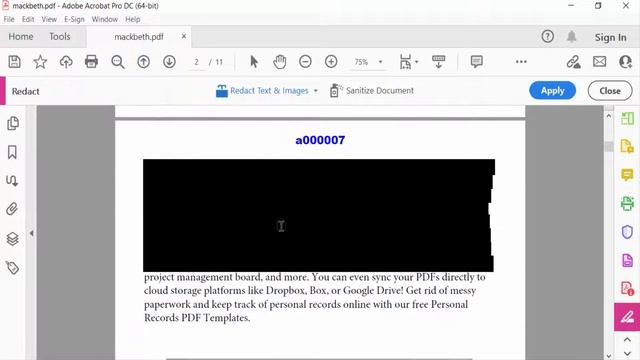 How to black out text in PDF files with Adobe Acrobat Pro DC смотреть онлайн