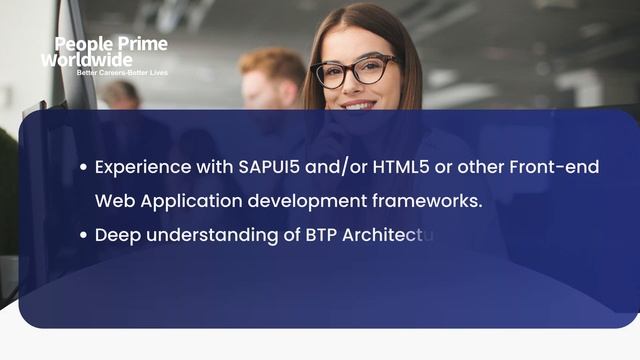 SAP Jobs: SAP CPI Developer With BTP Needed! | People Prime SAP Jobs