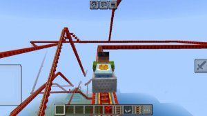 сделал американские горки в Майнкрафте