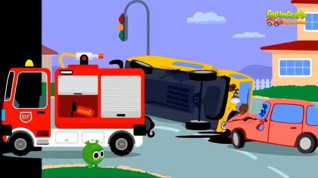 Пожарный Би выполняет задания. смотреть онлайн