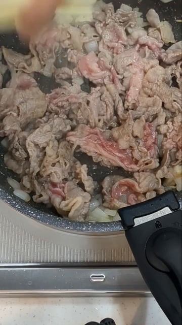 Sweet And Spicy Beef (Gyudon Style) #shorts #originalrecipe #easyrecipe #affordablerecipe