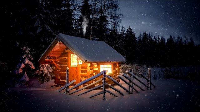 избушка в зимнем лесу #nashvi #зимнийлес #избушка #inshot