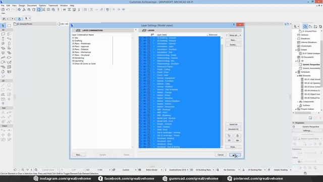 Customize Archicad - Layers and Layer Compositions 12/16 смотреть онлайн