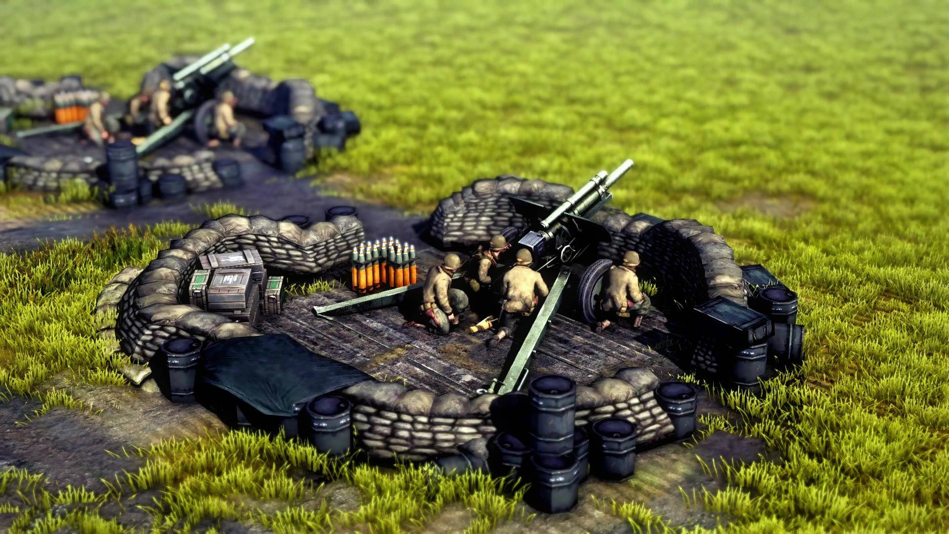 Огонь артиллерии. Игрушечные войны. Gates of Hell Ostfront