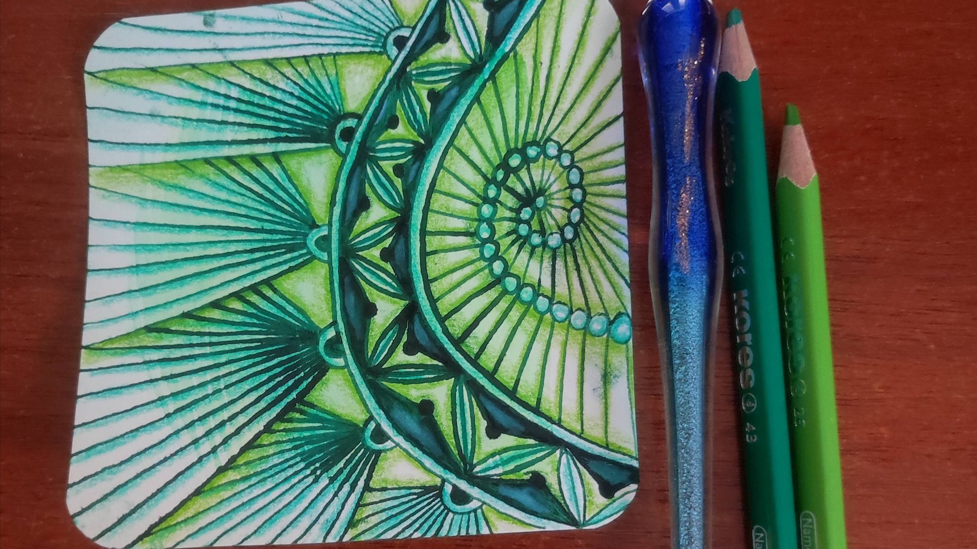 Зенатнгл пером и зелеными чернилами смотреть онлайн