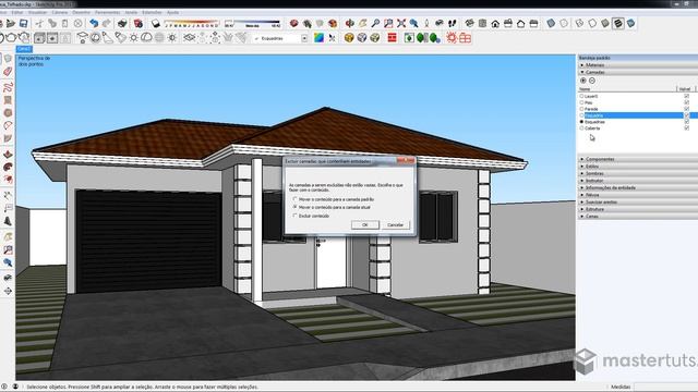 SketchUp | Os 10 Erros Mais Comuns - 04 de 10 | Não Usar Camadas смотреть онлайн
