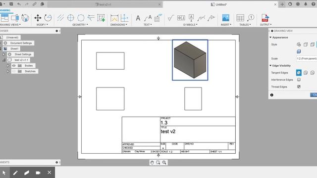 Create a drawing file in Fusion 360 for chromebooks смотреть онлайн