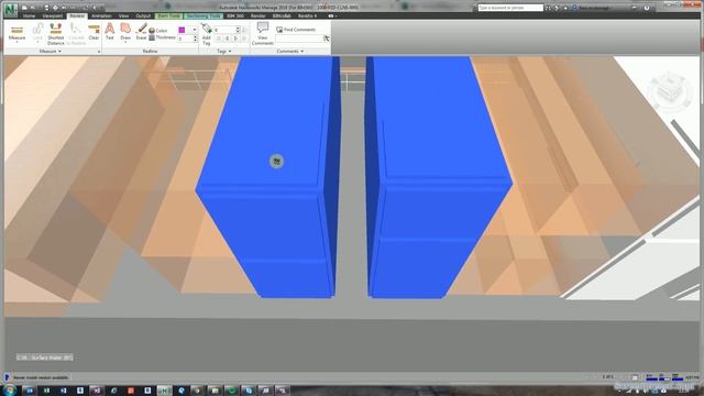 How to use the measuring tool (Navisworks) смотреть онлайн