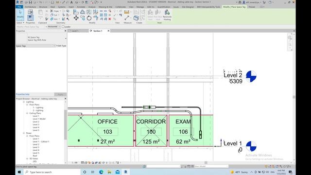 20- Adding cable tray / Revit MEP смотреть онлайн