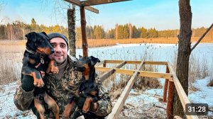 Строю двух этажный дом на дереве. Сделал первый этаж
