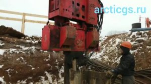 Шпунт Ларсена Л5 УМ  Устройство шпунтового ограждения котлована