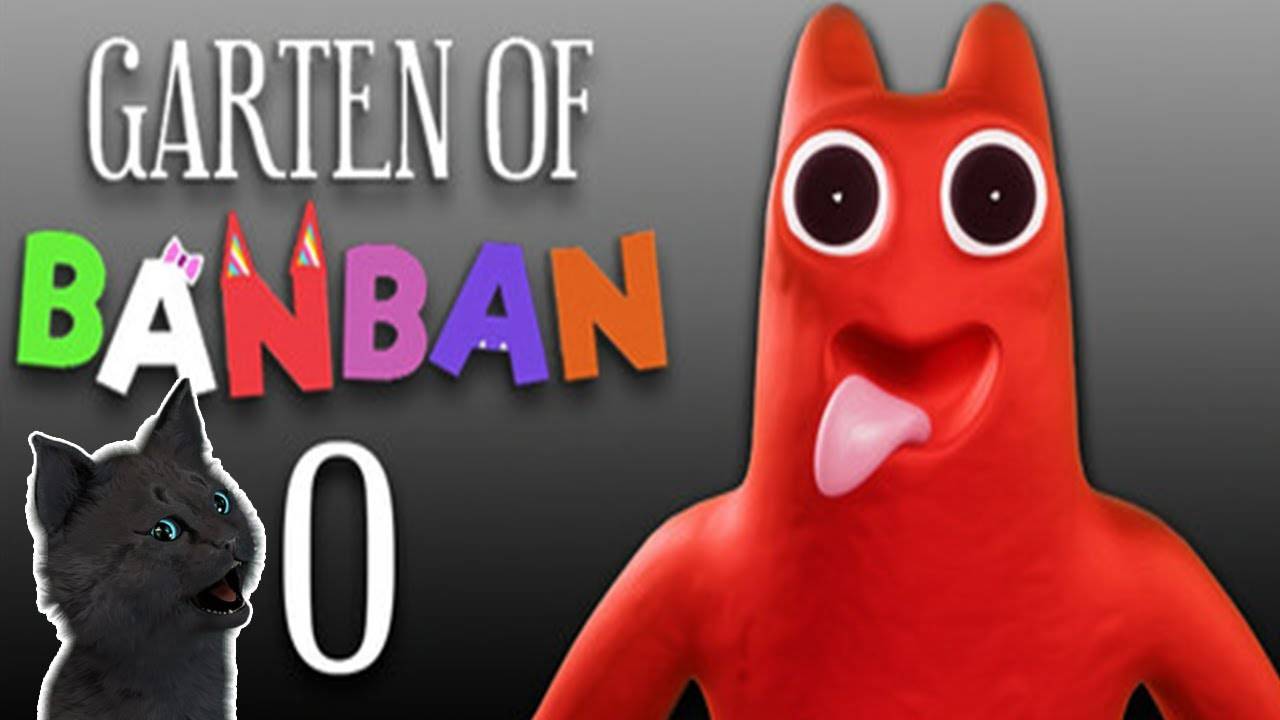 Супер Кот в детском саду ПЫТАЕМСЯ ЗАВЕСТИ ДРУЗЕЙ Банбан 0 #1 🐱 Garten of Banban 0 смотреть онлайн