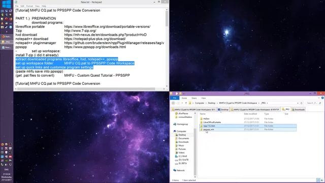 [Noob Tutorial] MHFU CQ2PCC 1: PREPARING CQ.pat to PPSSPP Code.ini Conversion смотреть онлайн