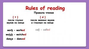 Rainbow English 4 класс. Учим Past Simple - Прошедшее простое время правильных глаголов