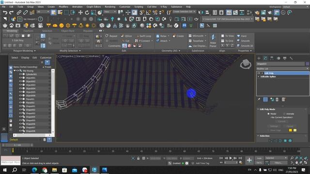 3DSMAX K123 B4 Lệnh Bend Twist Taper 3 смотреть онлайн