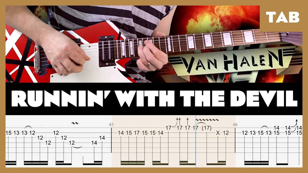 Van Halen - Runnin' with the Devil - Guitar Tab | Lesson | Cover | Tutorial смотреть онлайн