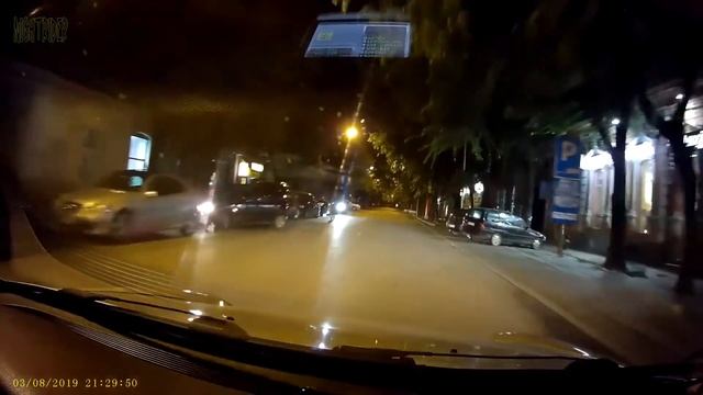Subotica - Senta - Bačka Topola - Subotica auto kamera po mraku ubrzano 3 puta смотреть онлайн