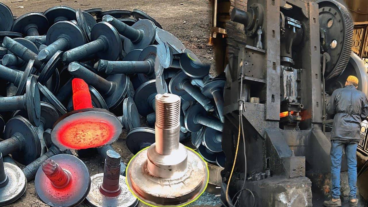 Невероятно! Процесс изготовления полуоси заднего моста трактора для Massey Ferguson смотреть онлайн