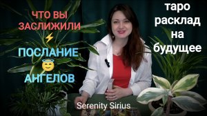 ЧТО ВЫ ЗАСЛУЖИЛИ⚡ПОСЛАНИЕ АНГЕЛОВ😇ТАРО РАСКЛАД НА БУДУЩЕЕ🌈СОВЕТЫ АНГЕЛОВ😇 ГАДАНИЕ ОНЛАЙН🌈