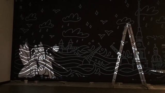 Painting A Mural Pt. 1 - Мурал ч.1