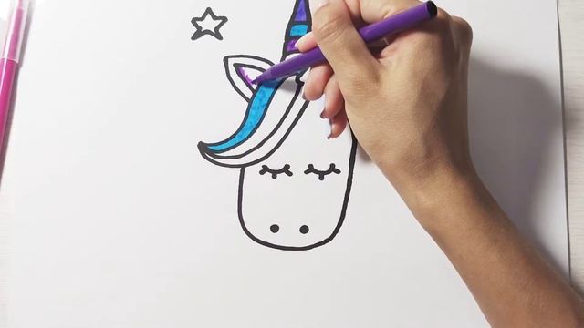 How To Draw A Unicorn | как нарисовать единорога