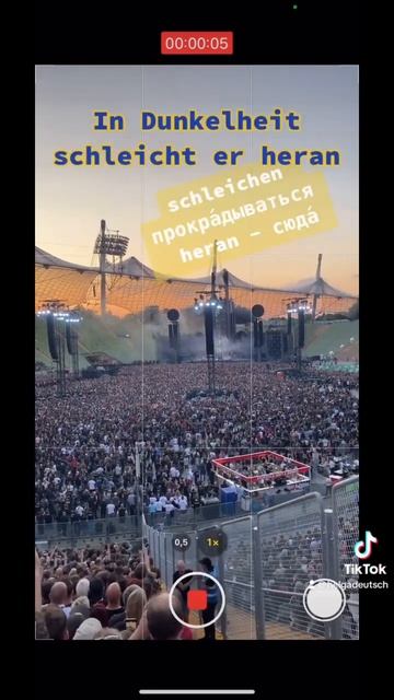 Учим немецкий у меня в тиктоке и телеграмме #Angst #Rammstein смотреть онлайн