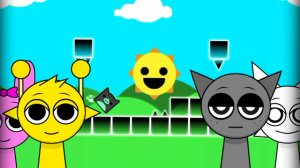 СПРУНКИ В ГЕОМЕТРИ ДЭШ | Sprunki Geometry Dash