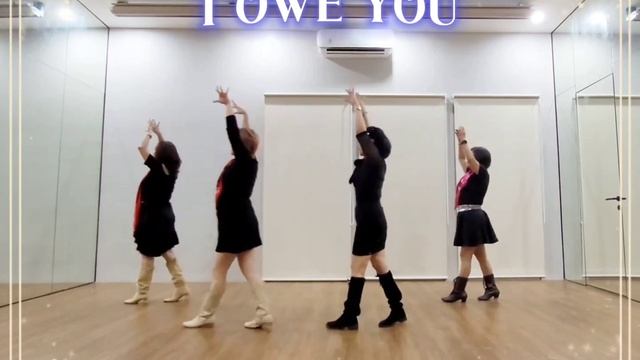 I OWE YOU Line Dance || JungHee Min (KOR) @MinLineDancekorea|| 🌷D'Aruna смотреть онлайн