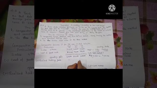 inflation Accounting ill. 2 HCA, CPP and CCA methods sum with balance sheet/ healthy education смотреть онлайн