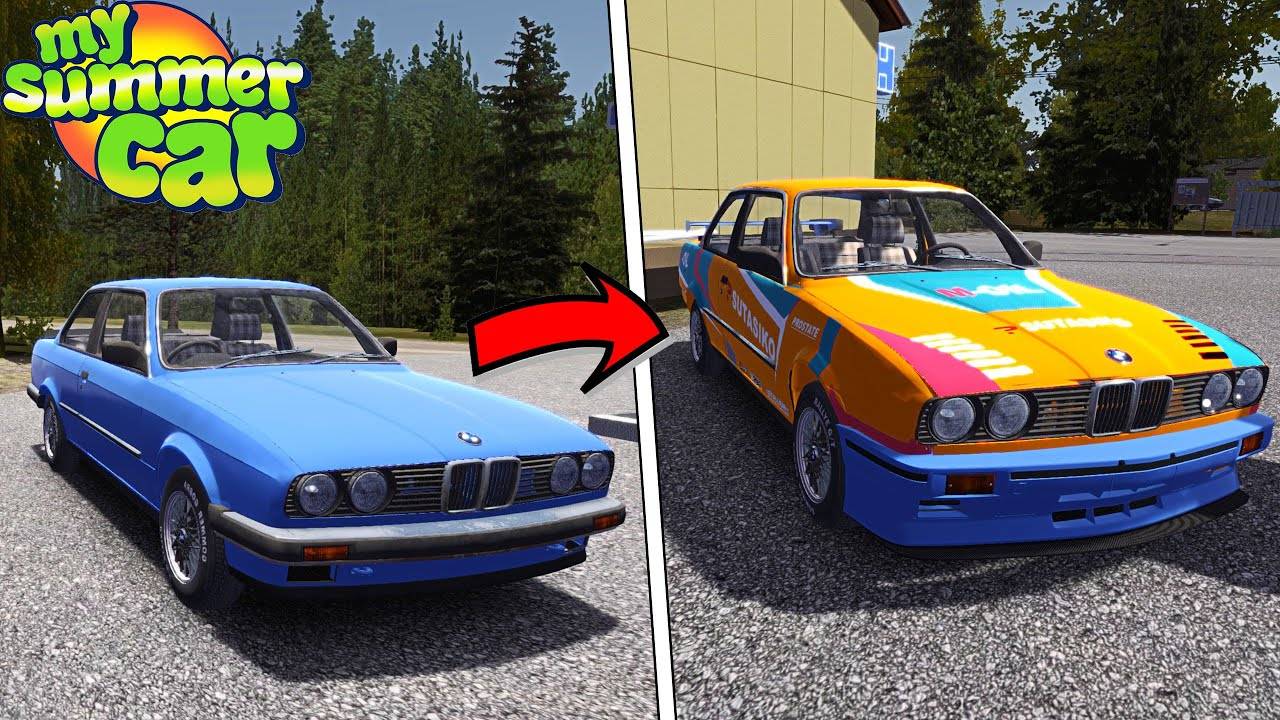 ТЮНИНГ BMW E30 - My Summer Car смотреть онлайн