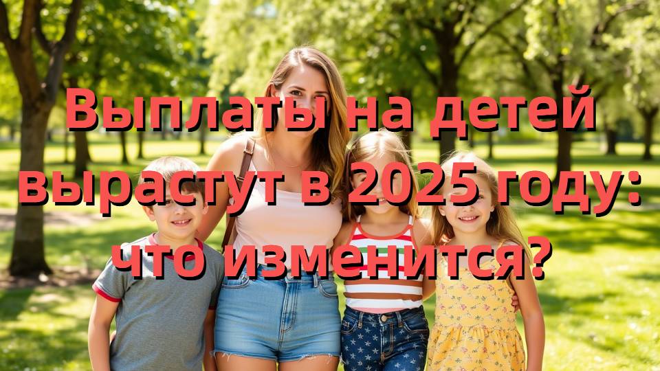 Единое пособие на детей в 2025 году: новые правила, размер выплат и как оформить смотреть онлайн