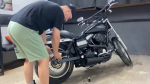 Установка и настройка амортизаторов Bitubo на Harley-Davidson