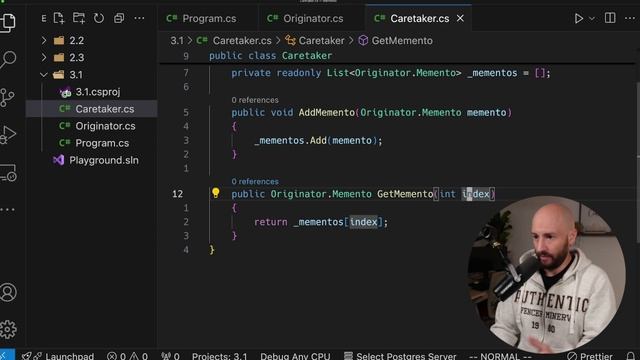 Dometrain - Design Patterns in C# Memento 2024 смотреть онлайн