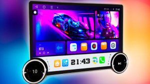 Магнитола 11.8 дюймов TS18A с механическим управлением (с крутилками): обзор и функции