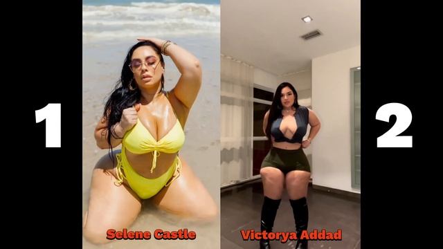 Plus Size Models Duel | Selene Castle X Victorya Addad | Who is the best? | Glamorous Curvy Models. смотреть онлайн