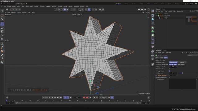 0058. Remesh ( Retopology ) Tool In Cinema 4d