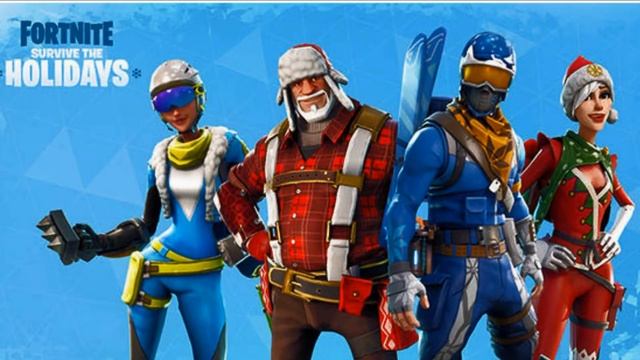 SEASON 7 Fortnite Battle Royale Christmas themed SNOW map, SKINS, GLIDERS AND WEAPONS смотреть онлайн