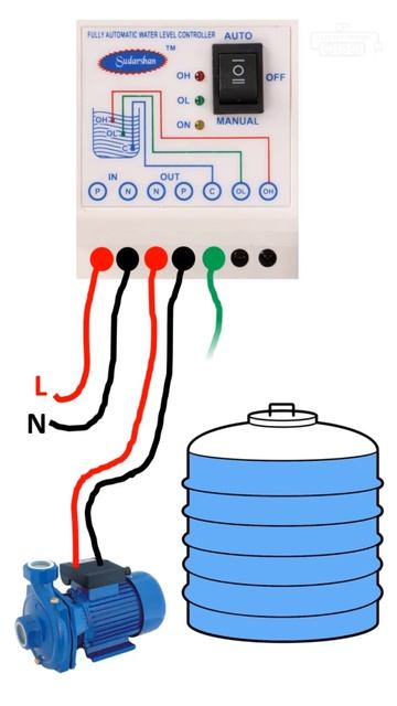 схема подключения регулятора уровня воды смотреть онлайн