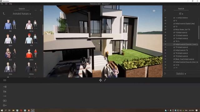 TWINMOTION EXTERIOR TUTORIALS PART 2 смотреть онлайн