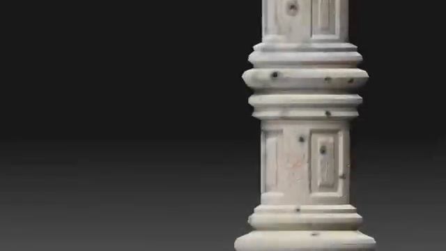 Simple zBrush Pillar Trainning смотреть онлайн