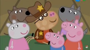 мультфильм Peppa Pig 3 серии: Свинка Пеппа летит на каникулы, Ковбой Педро, Летающий ветеринар.