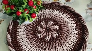 ЗАГИБКА ВАЛИК на подносе (корневое плетение)