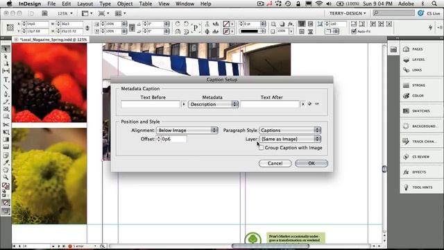 Generate Live Captions in InDesign CS5 смотреть онлайн