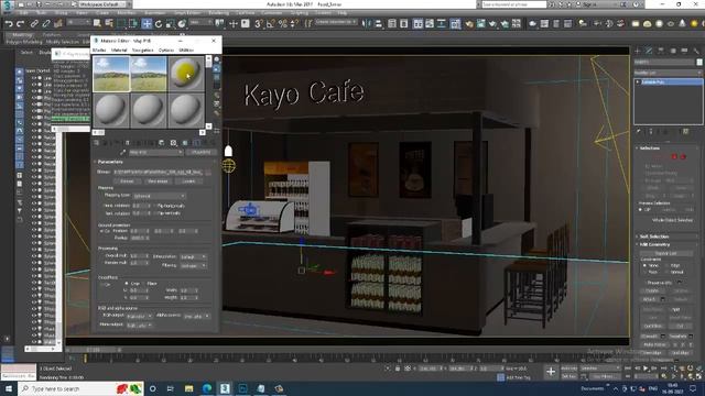 3DsMax Tutorials, Learn 3D Texturing a Food Stall from Scratch in 3dsmax ( Part 12) смотреть онлайн