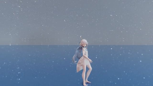 {MMD Blender}茶玖/蜜月アン・ドゥ・トロワ(Un·Deux·Trois){genshin impact/Furina}cloth simulation смотреть онлайн