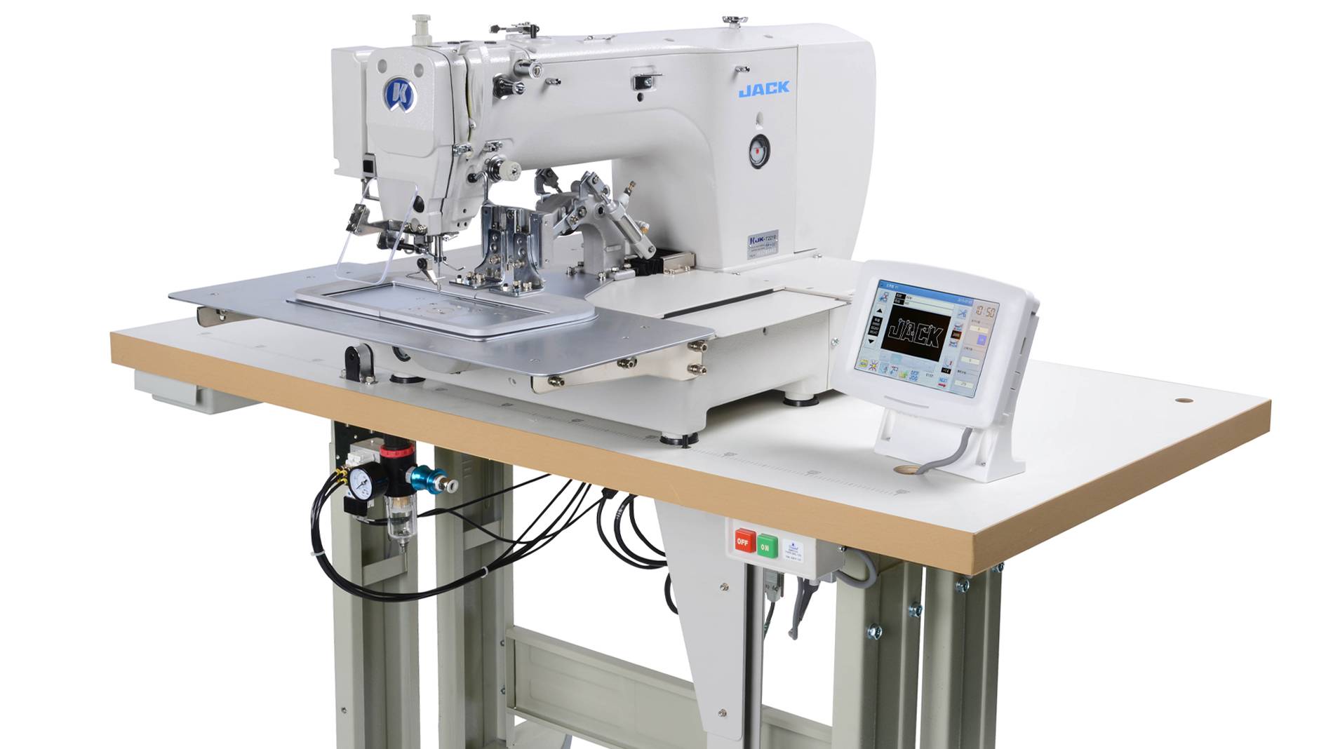 Машина для пришивания деталей по контуру JACK JK-T2210-F1-DII (комплект) смотреть онлайн